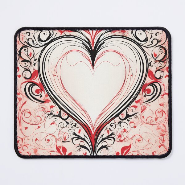 Item preview, "Heart Harmony: A Symphony of Swirls and Tiny Love" designed and sold by ZipperDragon88.