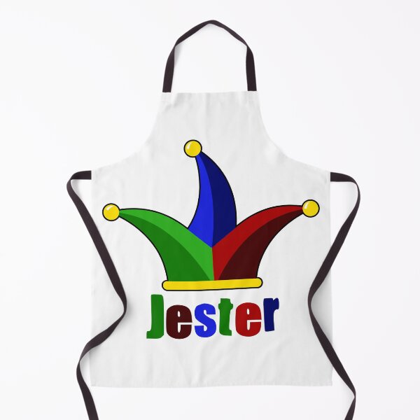 Item preview, Jester with jester hat in green, blue, red, yellow and black designed and sold by shennix.