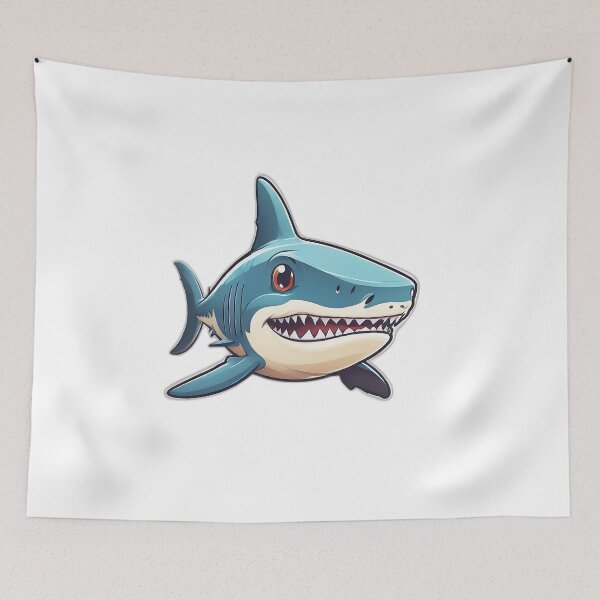 Item preview, Sharky Shadows: Simple Shape designed and sold by weissessika.