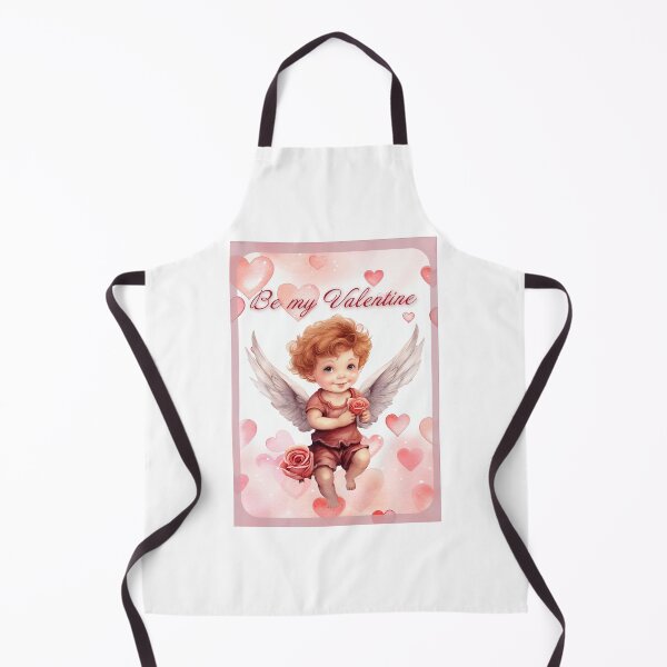 Item preview, Valentine card with baby angel with wings St Valentine's Day postcard Watercolor designed and sold by Createya.
