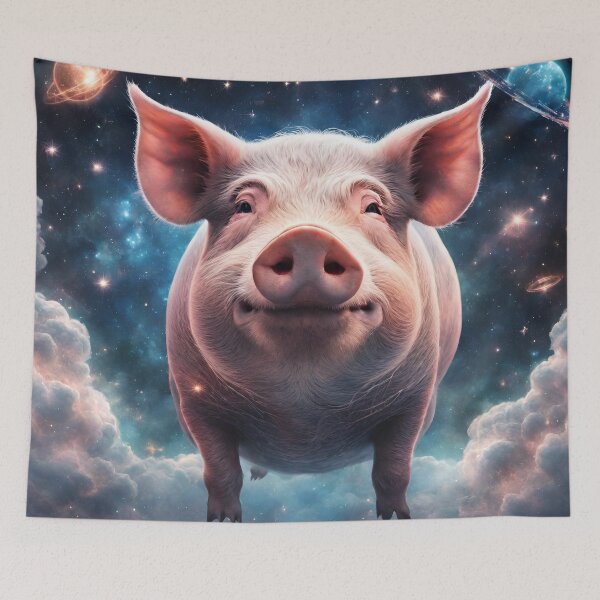 Item preview, Cute Cartoon Pig In Space. Quirky Pig Gifts For Pig Lovers  designed and sold by Cuteanimalgifts.