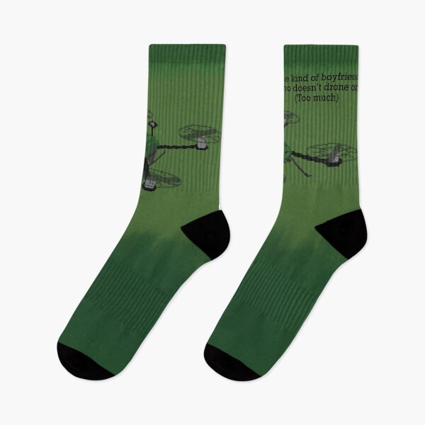 Item preview, Drone Boyfriend socks designed and sold by fireflymind.