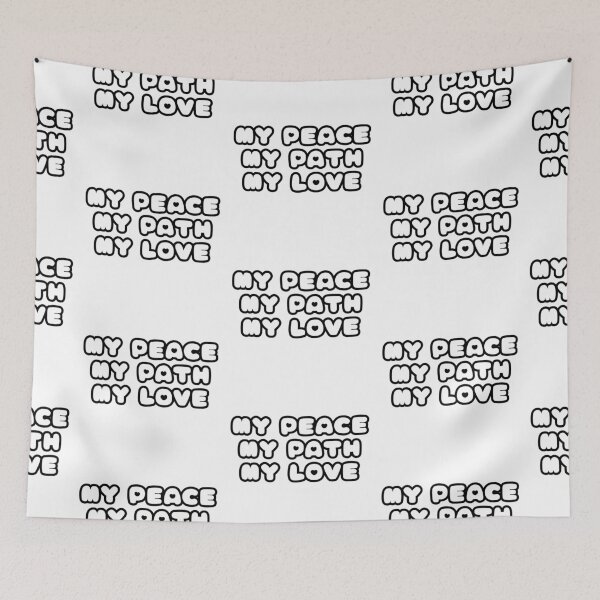 Item preview, My Peace, my path, my love | life quotes designed and sold by PurpleWay.