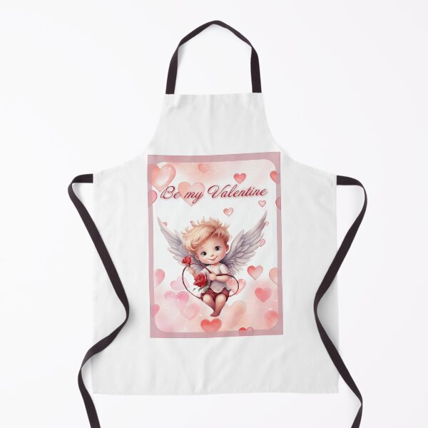 Item preview, Valentine card with baby angel Cupid with wings St Valentine's Day postcard Watercolor designed and sold by Createya.