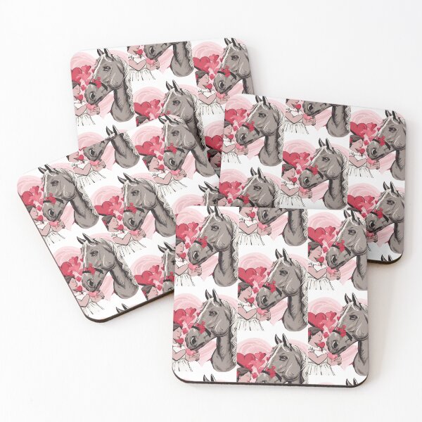 Item preview, Who loves Valentine s day horses cute horses designed and sold by Suzie-Mara.