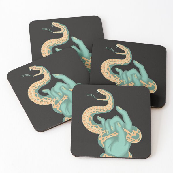 Item preview, Snake Eyes Esoteric Trad Tattoo Design designed and sold by Arcane Orchid.