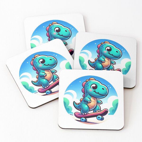 Item preview, Cute Skating Dinosaur | Prehistoric | Skate | Skateboard designed and sold by ShopCoolStop.