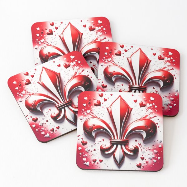 Artikelvorschau, Ein Fleur-de-Lis-Valentinstag entworfen und verkauft von trailsitravel.