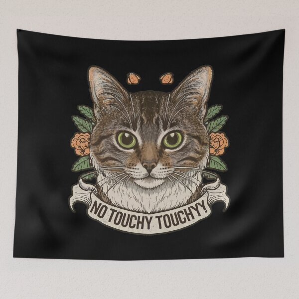 Item preview, Cat say No touchy touchy  designed and sold by Coollzone.