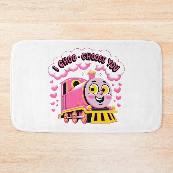 Item preview, I Choo-Choose You: Adorable Pink Train Valentine's Day designed and sold by Retro Travel Design.