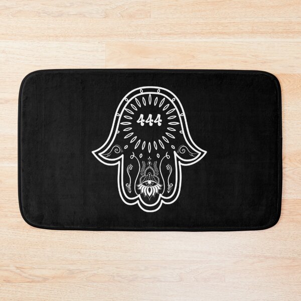 Item preview, 444 Angel Number Hamsa hand designed and sold by hamsasoul.