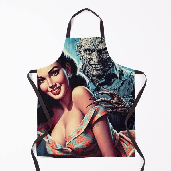 Item preview, Vintage Beauty Horror Girl designed and sold by PulpVintage.