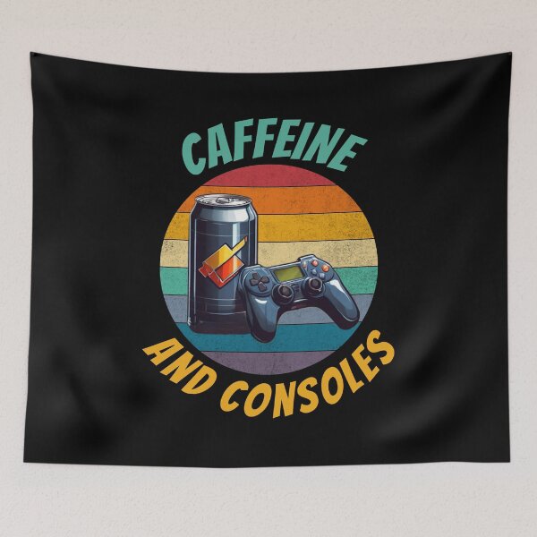 Item preview, Energy drinks and gaming. Funny Gamer and caffeine lifestyle. Caffeine and consoles. designed and sold by Unitepeople.