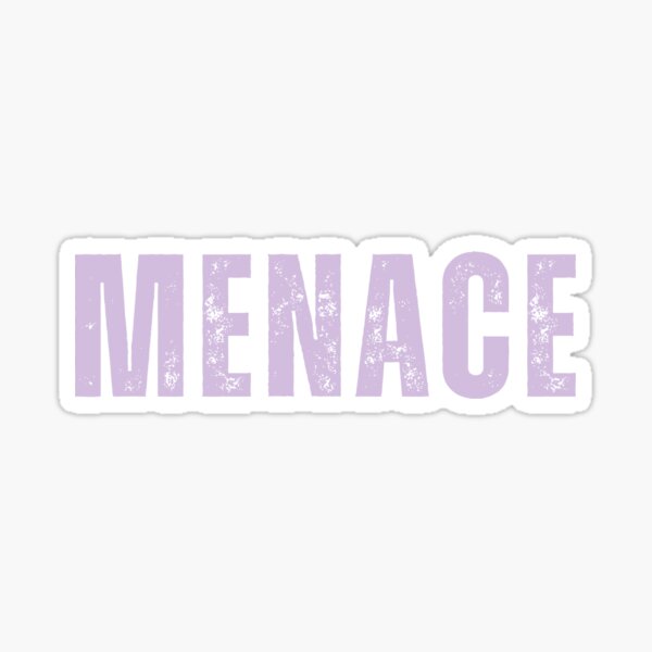 lavender menace (bold) Sticker