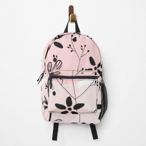 Item preview, Flowers and leafs ,graphics on cute pink circles bacground designed and sold by kozlebozle007.