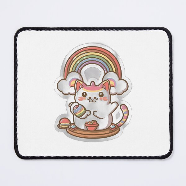 Item preview, Rainbow cat sticker designed and sold by morningshirts.