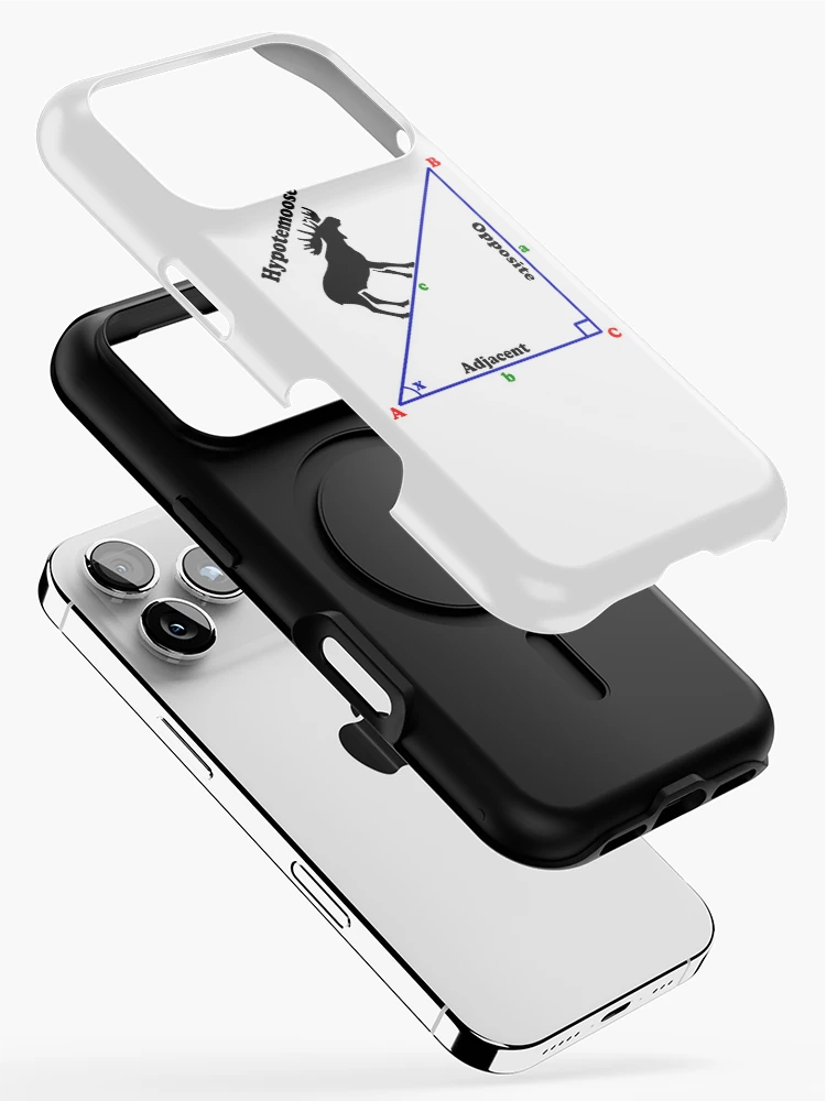 Thumbnail 2 of 4, iPhone Case, Hypotemoose - Math Humor designed and sold by ScienceCorner.