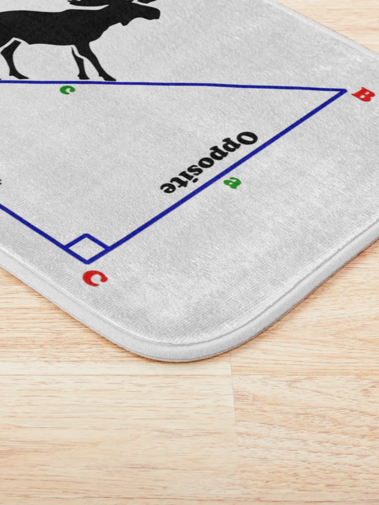 Thumbnail 3 of 6, Bath Mat, Hypotemoose - Math Humor designed and sold by ScienceCorner.