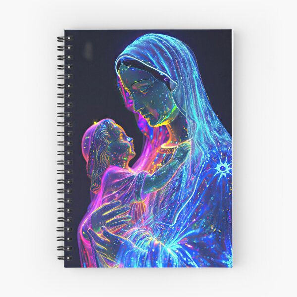 Item preview, Neon Mary and Jesus designed and sold by DreamerBot.