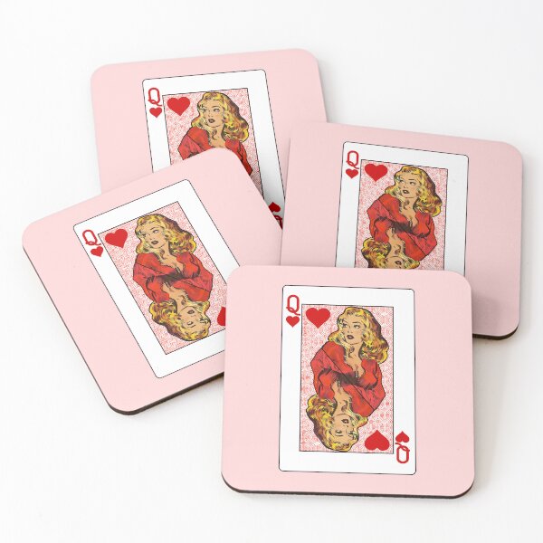 Item preview, Queen of Hearts - Retro comics illustration designed and sold by Alex Starcatcher.