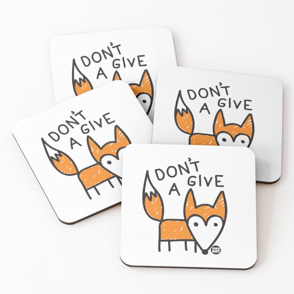 Item preview, DONT GIVE A FOX2 designed and sold by TODD GOLDMAN.