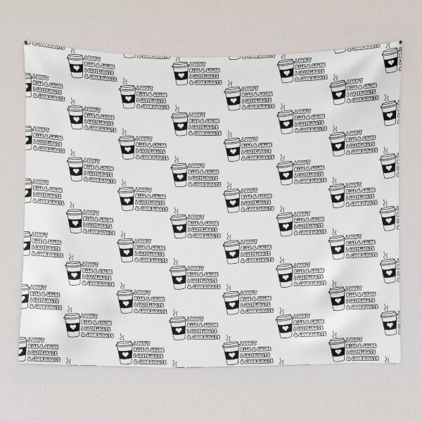 Item preview, I don't rise & shine, I caffeinate & coordinate designed and sold by PurpleWay.