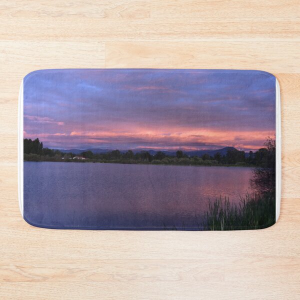 Item preview, Sunset over a Pond designed and sold by SunAndMoonP.