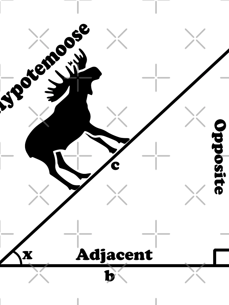 Thumbnail 3 of 3, Scarf, Hypotemoose - Math Humor designed and sold by ScienceCorner.
