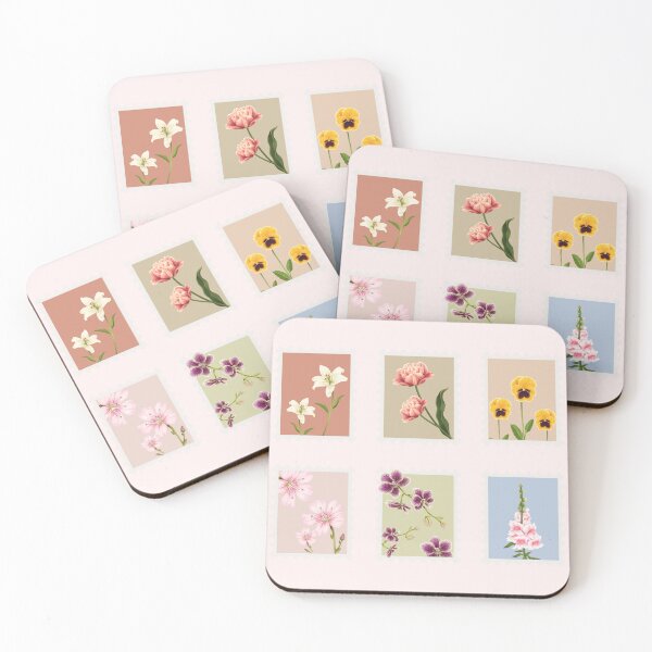 Item preview, Floral Garden Stamp Set 2 designed and sold by koodoodles.
