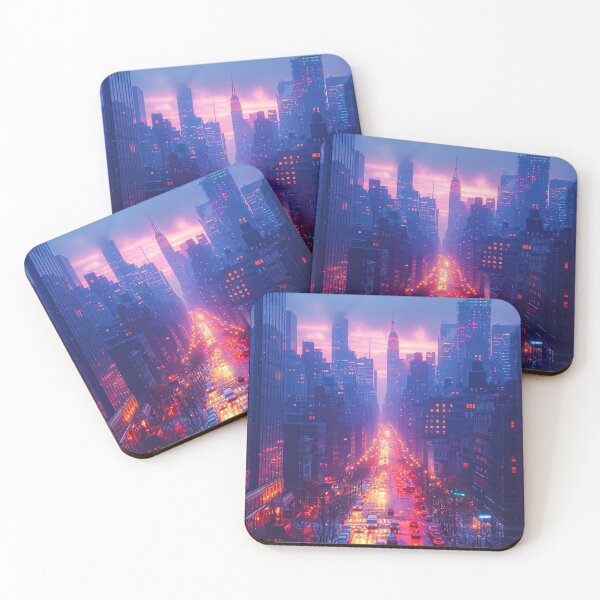 Item preview, Metropolis Twilight: City of Shimmering Lights designed and sold by Emre Karaarslan.