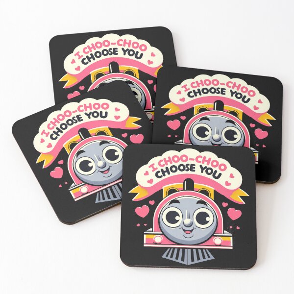 Item preview, I Choo-Choose You: Adorable Train Valentine's Day Illustration designed and sold by Retro Travel Design.