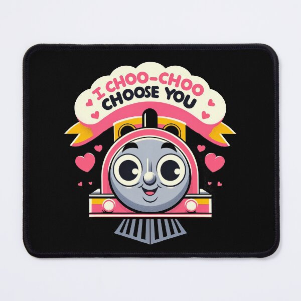 Item preview, I Choo-Choose You: Adorable Train Valentine's Day Illustration designed and sold by Retro Travel Design.