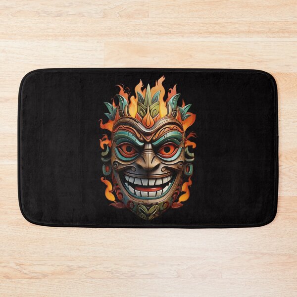Item preview, Tiki Head Colorful Mask designed and sold by SloganExpress.