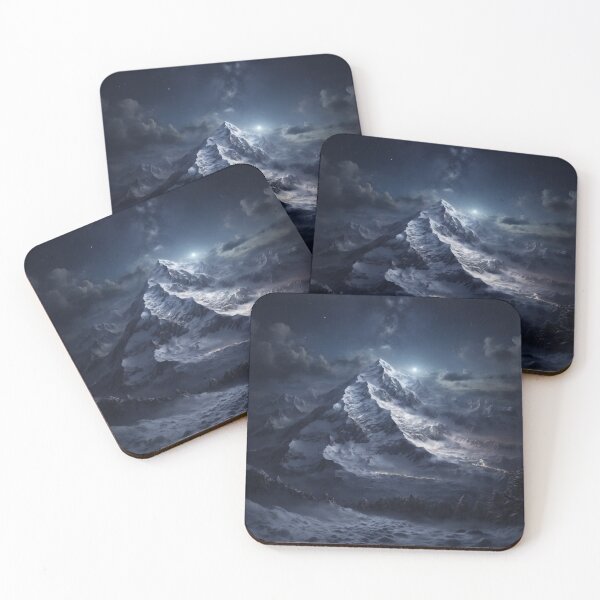 Item preview, Imaginary Night Mountains View designed and sold by LunarNebula.