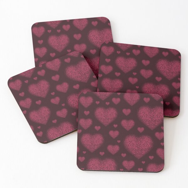 Item preview, Pattern of stones "Ruby Hearts" designed and sold by Cherevan.