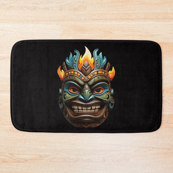 Item preview, Tiki Head Colorful Mask designed and sold by SloganExpress.