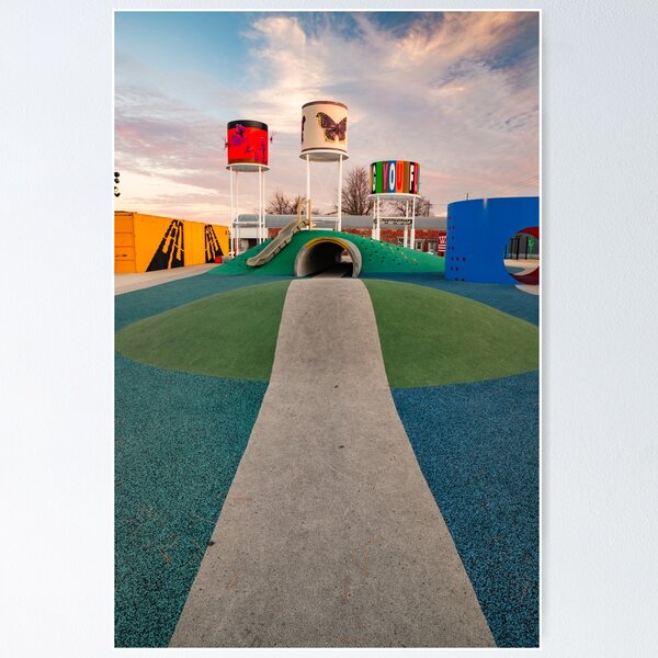 Item preview, Pathway To The Water Towers - Downtown Rogers Arkansas designed and sold by Gregory Ballos.