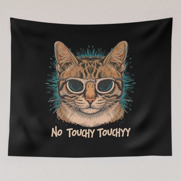 Item preview, Cat  No touchy touchy  designed and sold by Coollzone.