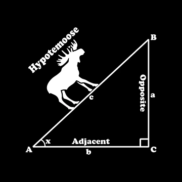 Artwork thumbnail, Hypotemoose - Math Humor by ScienceCorner