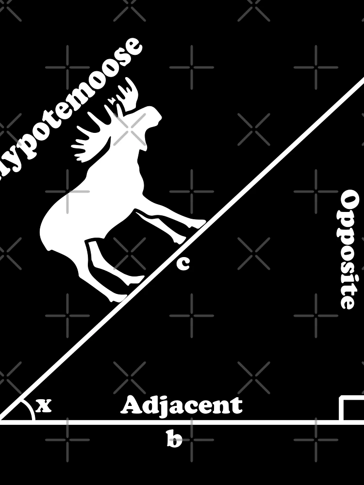 Thumbnail 3 of 3, Scarf, Hypotemoose - Math Humor designed and sold by ScienceCorner.