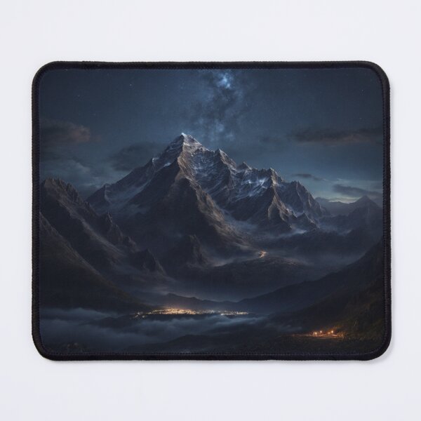 Item preview, Imaginary Night Mountains View designed and sold by LunarNebula.