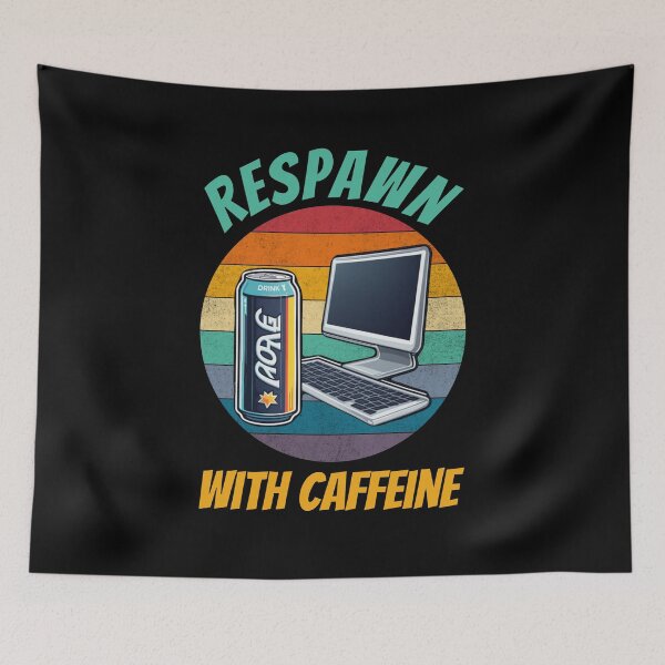 Item preview, Energy drinks and computer gaming. Funny Gaming quote. Gaming lifestyle. designed and sold by Unitepeople.