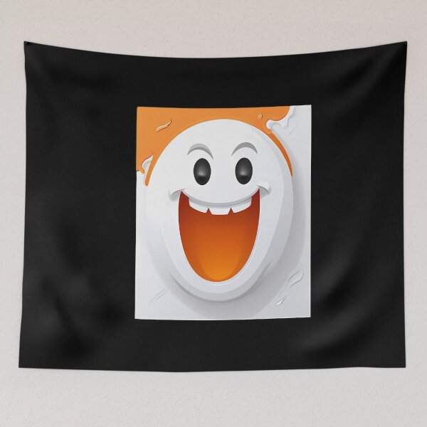 Item preview, The Orange Ghost Transform your Space with Unique Digital Art. designed and sold by Artedig.