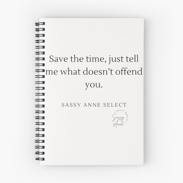 Item preview, Save Time, What Doesn't Offend You! designed and sold by SassyAnneSelect.