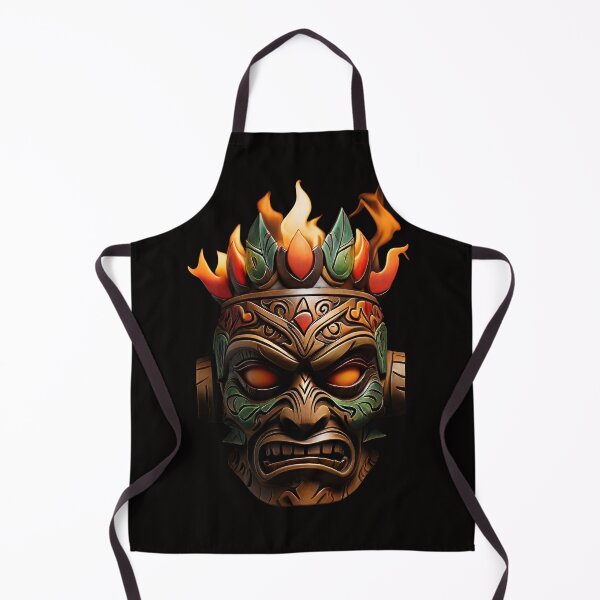 Item preview, Tiki Head Colorful Mask designed and sold by SloganExpress.