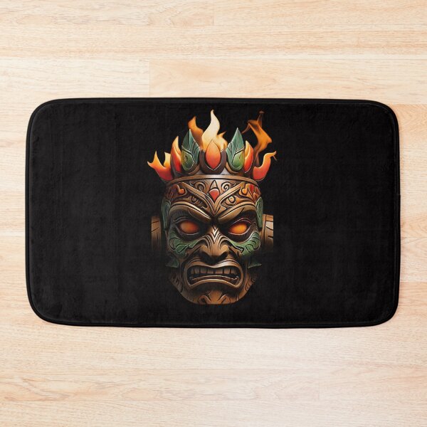 Item preview, Tiki Head Colorful Mask designed and sold by SloganExpress.