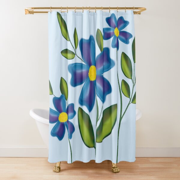 Item preview, beautiful blue flowers designed and sold by LiudmylaMaika.
