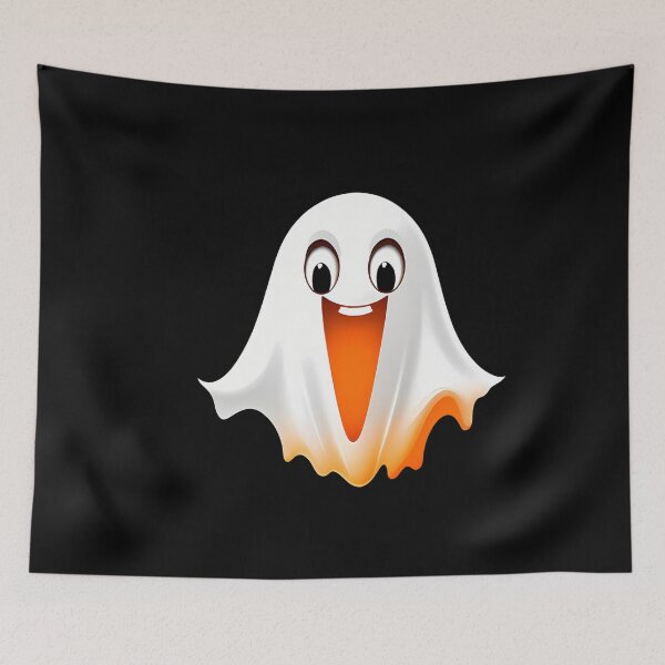 Item preview, Exploring Laughter: Digital Art of the Funny Orange Ghost. designed and sold by Artedig.