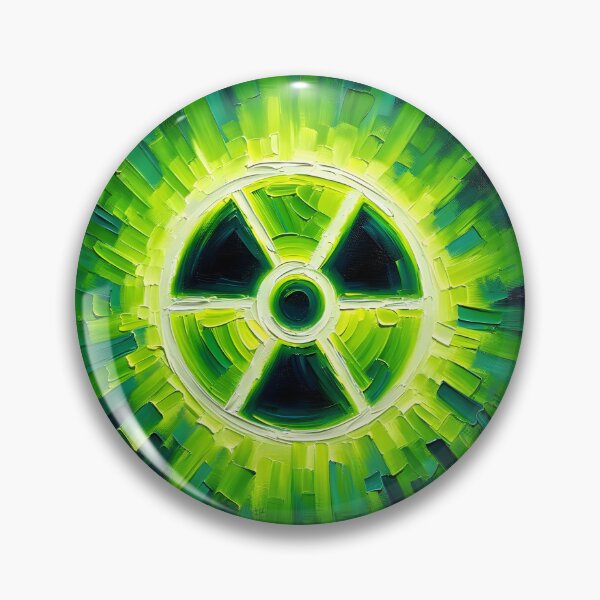 Item preview, Glowing Radiation Icon designed and sold by Truck Stop One.