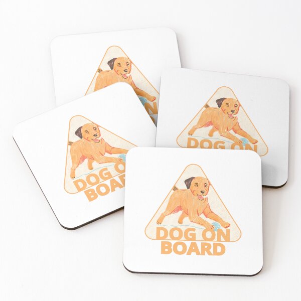 Item preview, Dog on board 2 designed and sold by warningstickers.